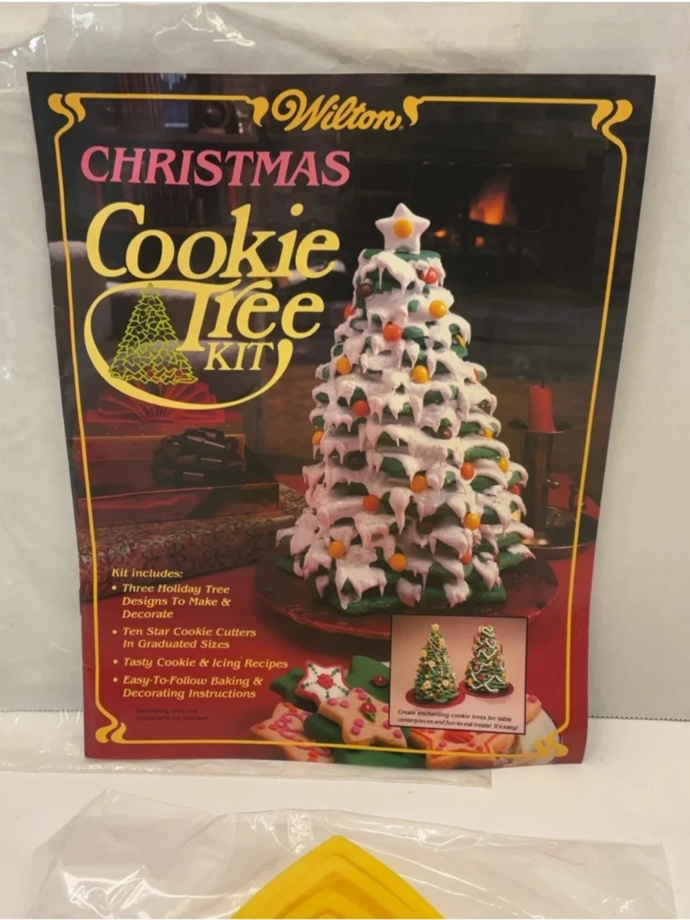 Vintage Wilton 1982 Christmas Cookie Tree Kit 10 Piece Set USA